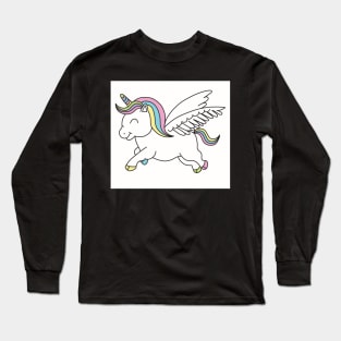 cute unicorn Long Sleeve T-Shirt